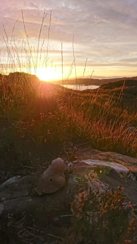 Sundown over the Small Isles